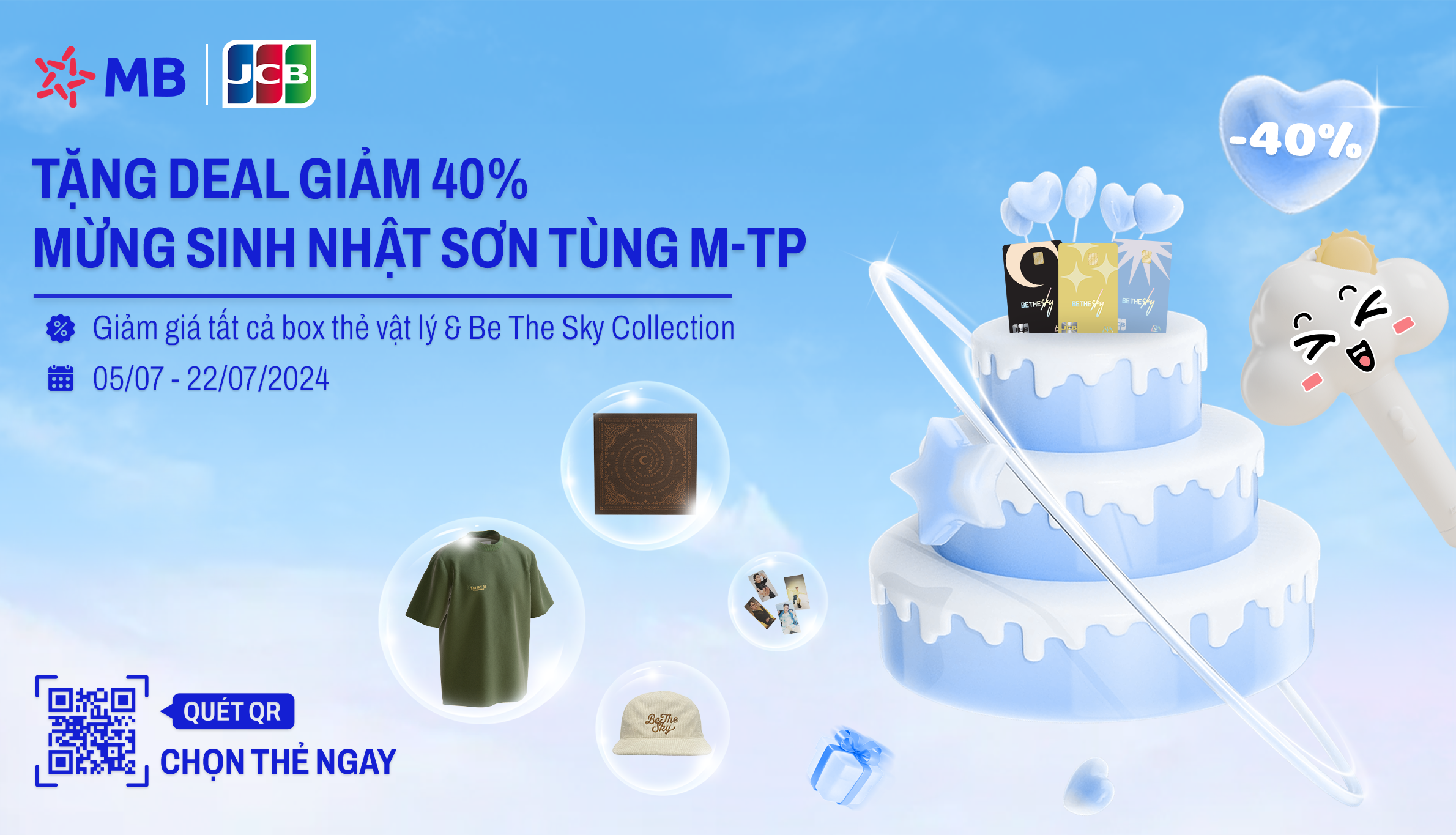 Chương trình giảm giá 40% chào mừng sinh nhật Sơn Tùng M-TP